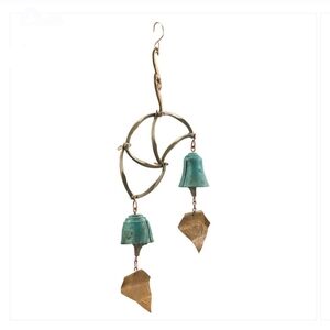 NEW Harmony Hollow "E1 Wedding Bell" 2 Hand-Made Bronze Bells Marriage Harmony